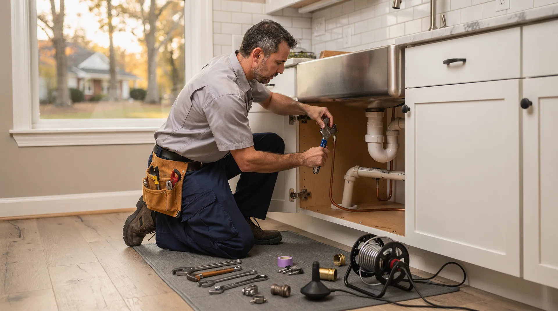 Common plumbing services available to Montpelier, VA residents include water heater repair, leaky faucet repair