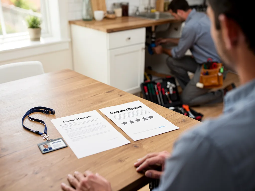 How Can I Evaluate a Plumber's Credentials, Licensing, and Reputation