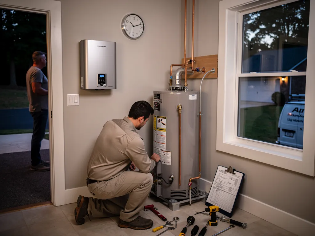 Wet Spot Plumbing service van serving Central Virginia homeowners
