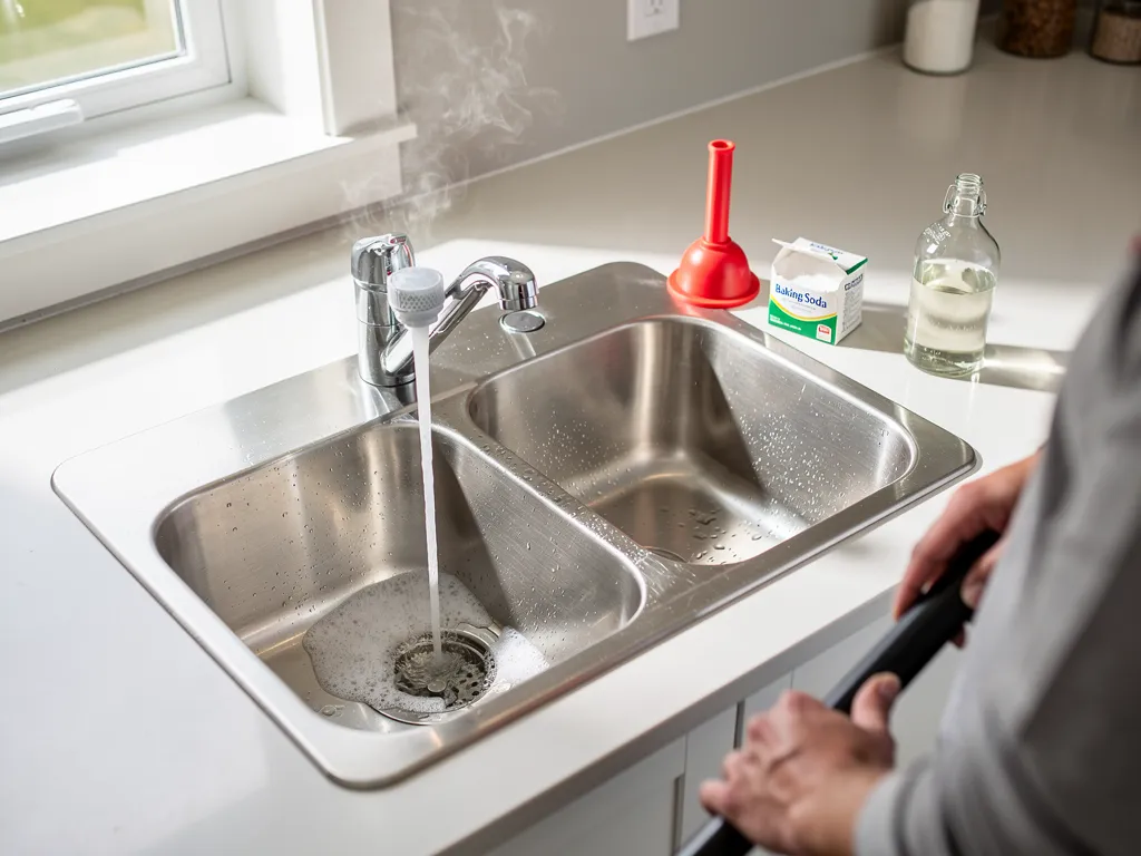 How Do You Fix a Clogged Kitchen Sink at Home