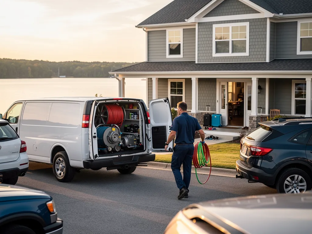 Featured image for “Same-Day Drain Cleaning & Rooter Service Near Lake Anna, VA”